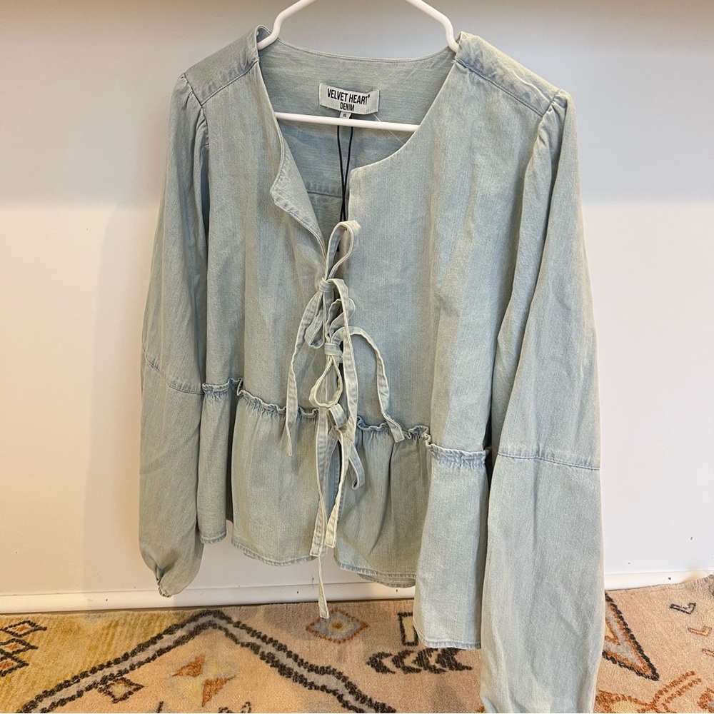 Velvet Heart Light Denim Shirt